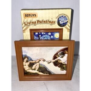 52TOYS Quesera Living Painting Wind-Up Figure Blind Box The Creation Of Adam